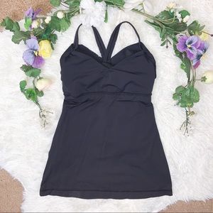Lululemon Black Criss Cross Back Tank